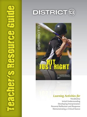 cover image of Hit Just Right Teacher's Resource Guide